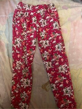 Roxy Pink Floral Lounge Pants